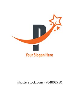 Star Design P Logo