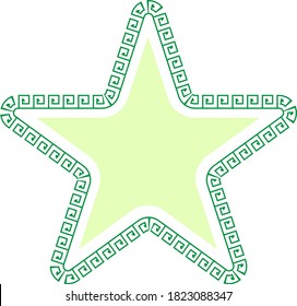 Star Design pattern Vector art Illustration