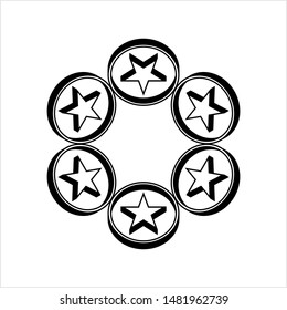 Star Design, Star Shape Vector Art Illustration