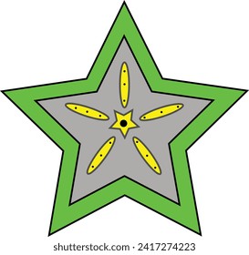 Star Design simple vector illustration