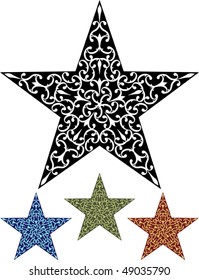 Design de estrelas, tatuagem