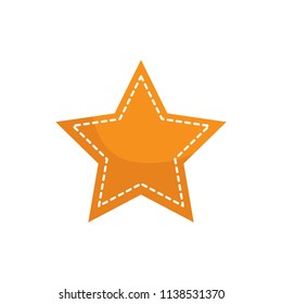 Star design template. Starlight icon badge. Stardust vector illustration