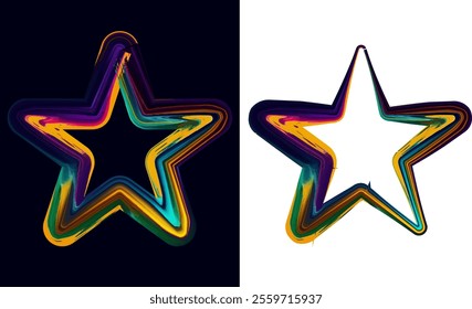 star design, vector star design, Abstract stars background