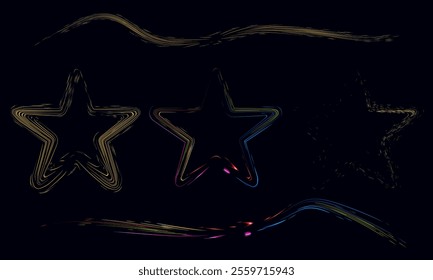 star design, vector star design, Abstract stars background