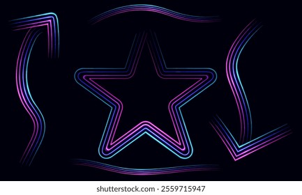 star design, vector star design, Abstract stars background