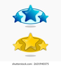 star design vector badges for promotion, certificates and media printing, and others
