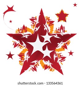 Star design, vector illustration