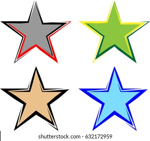 Vektorgrafik von Star Design