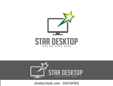 Star Desktop Logo Template Design Vector 