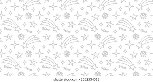 star doodle pattern background. doodle stars pattern background.