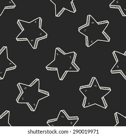 star doodle seamless pattern background