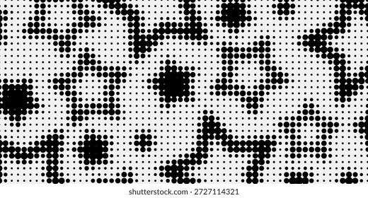 Ilustración de Vector negro blanco de fondo de punto estrella