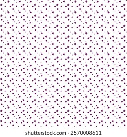 Star and Dots Seamless Pattern on White Background. vectort[