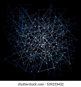 Star Dust. Constellation - vector illustration. Abstract milky way.