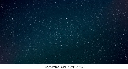 Star and star dust in deep universe. Abstract space background. Vector illustration.