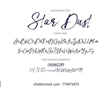 Immagini Vettoriali Foto E Grafica Vettoriale Stock A Tema Fonts Handwritten Shutterstock