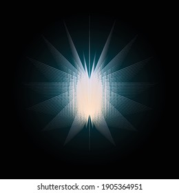 star dust light explosion effect