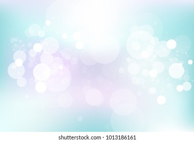 Star dust light shiny bokeh blurry bubble cool color luxury abstract background