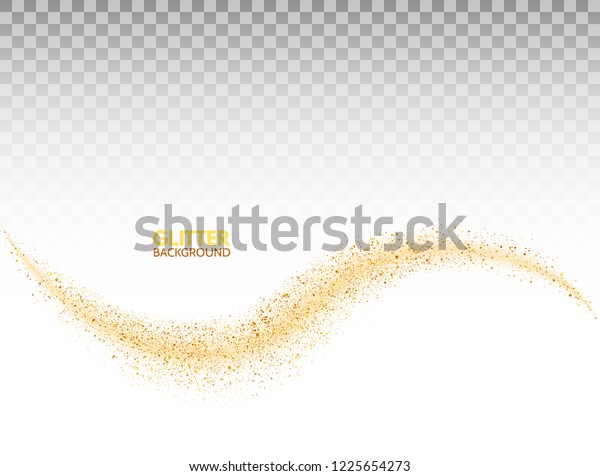 Star Dust On Transparent Background Bright Stock Vector Royalty Free