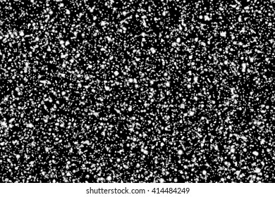 Star dust particles on black background