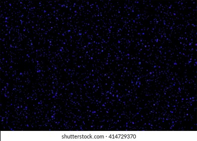 Star dust particles on black background