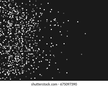Star dust sparks black background