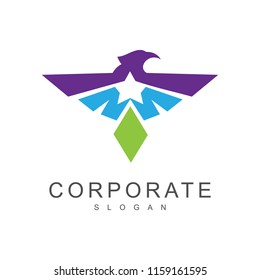 star eagle logo template