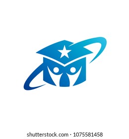 Star Education, Logo Template Ready For Use