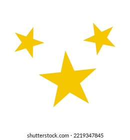 Star effect icons. Glitter design. Sparkles. Vector.