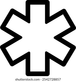 Icono de elemento estrella diseño de colección