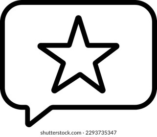 mensaje de correo electrónico estrella