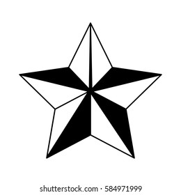 star emblem isolated icon