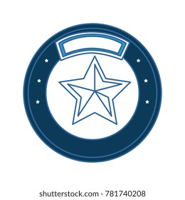 star emblem isolated icon