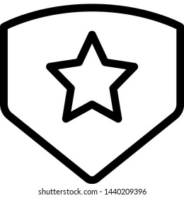 Star in emblem for the paramilitary forces
