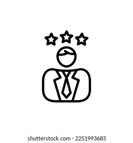 Star Employer icon in vector. Logotype