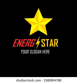 a star energy vector logo