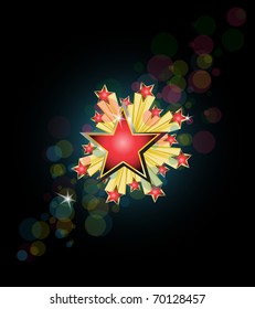 star explode vector illustration