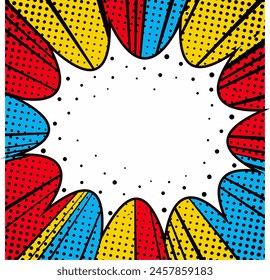 Fondo colorido abstracto de la explosión de estrella
