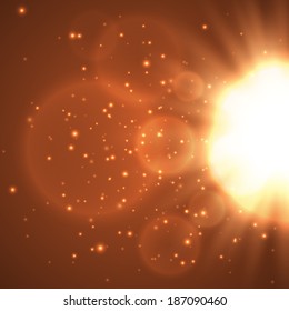 Star explosion background. Vector eps10.