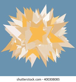 Star explosion. Vector, EPS10