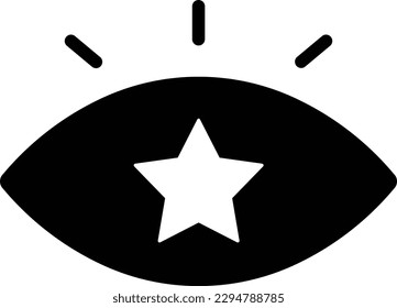 primera vista de búsqueda de ojos estrella