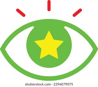 star eye view first find Flat