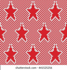 Star Fairisle Seamless Knitting Pattern