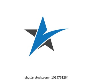 Star falcon Logo Template vector icons app