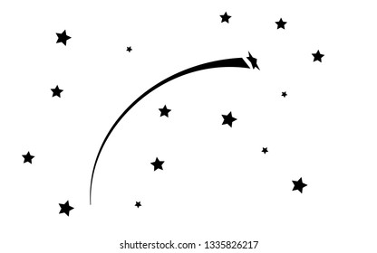 star fall black stars