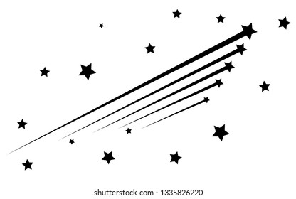 star fall black stars