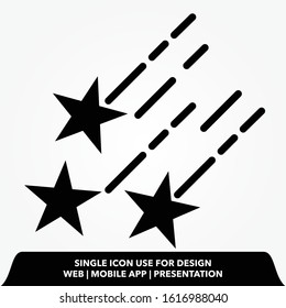 star fall icon.star fall vector illustration