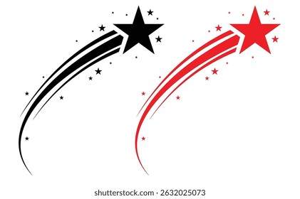 Star  of the falling of Comets, Meteorites, Asteroids, the sparks of fireworks. 