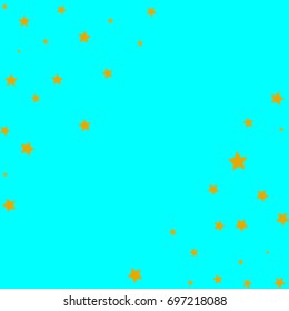 Star Falling Print. Light Green Starry Background. Vector Confetti Star Pattern. Starlit Indigo Card. Fall Chaotic Decor. Modern Creative Backdrop.
