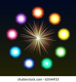 Star-Fantasy-Hintergrund - Vektorgrafik